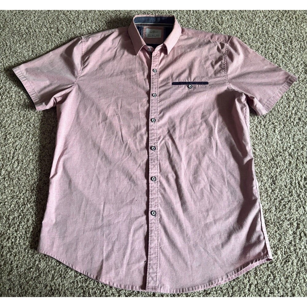 Men's Craft & Flow Short Sleeve Button Down Short, Size Medium